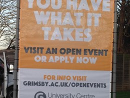 University Centre Grimsby Post And Panel Exterior Signage Grimsby
