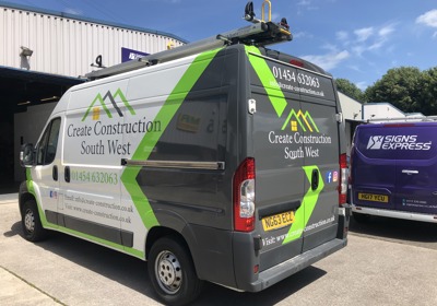 Partial Wrap for Create Construction South West