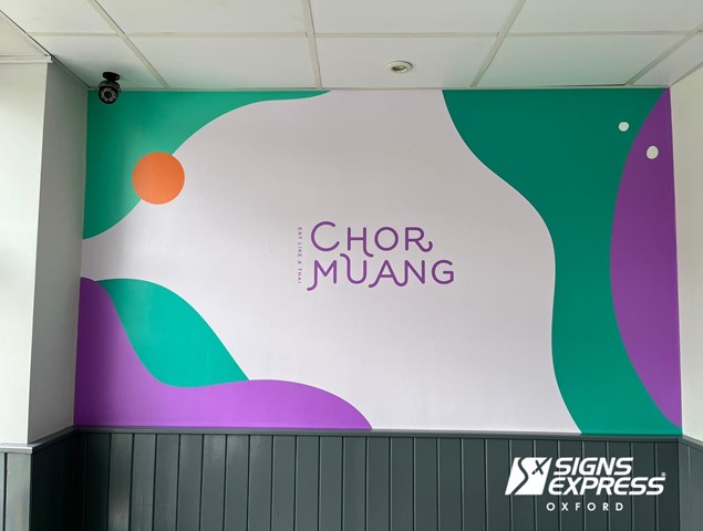Chormuang Restaurant Wallgraphics Didcot
