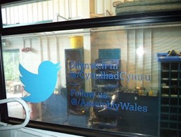 Vinyl Window Graphics For The Welsh Assembly