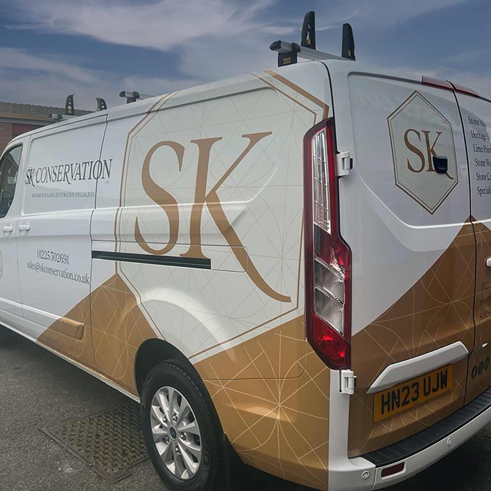 Vehicle Graphics Side Of Van SK Conservation Bath