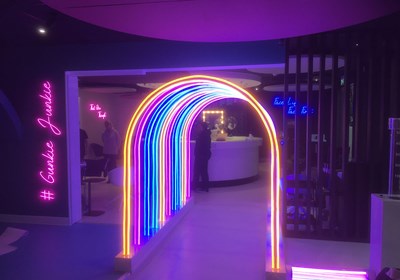 LED Neon Illuminated Archway And Signage