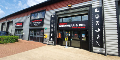 Howsafe Workwear signage makeover
