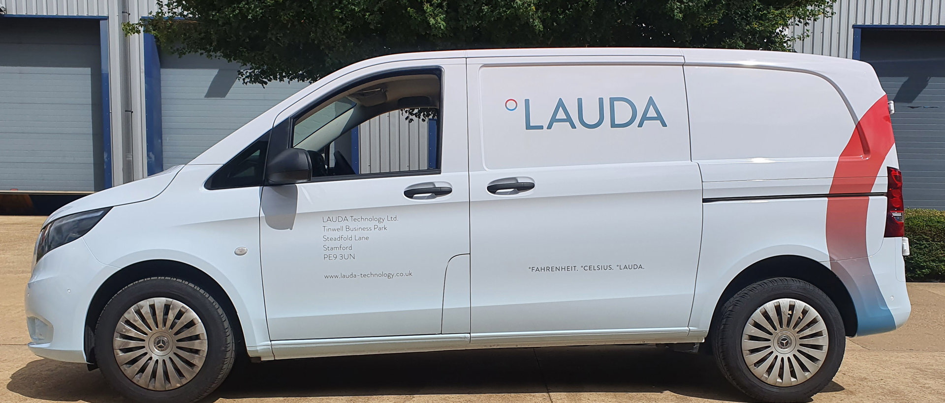 Fully wrapped Mercedes Vito for Lauda Technology Ltd