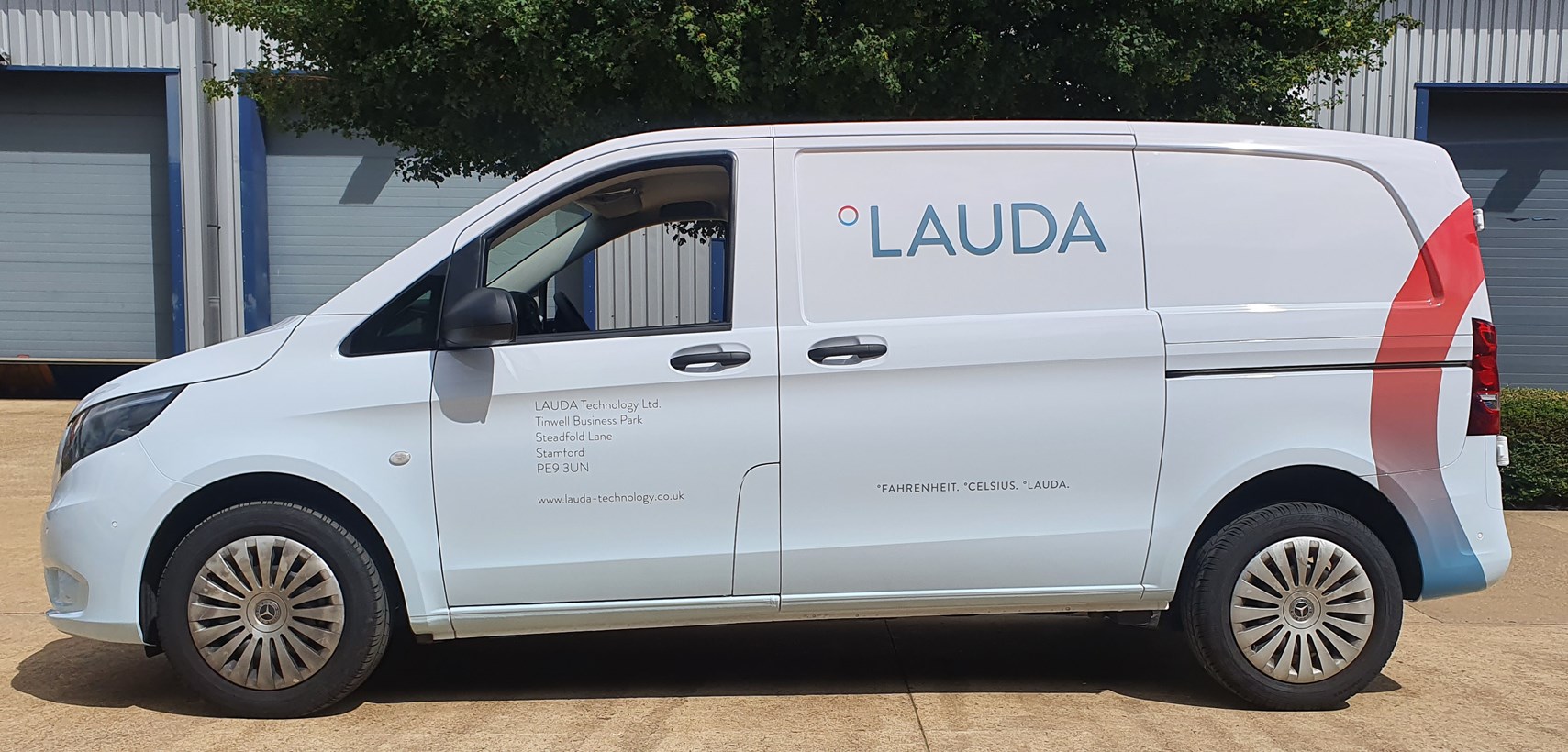 Fully wrapped Mercedes Vito for Lauda Technology Ltd
