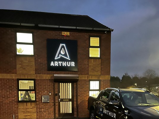 Halo Illuminated Built Up Letters By Night Arthur Signs Express Loughborough