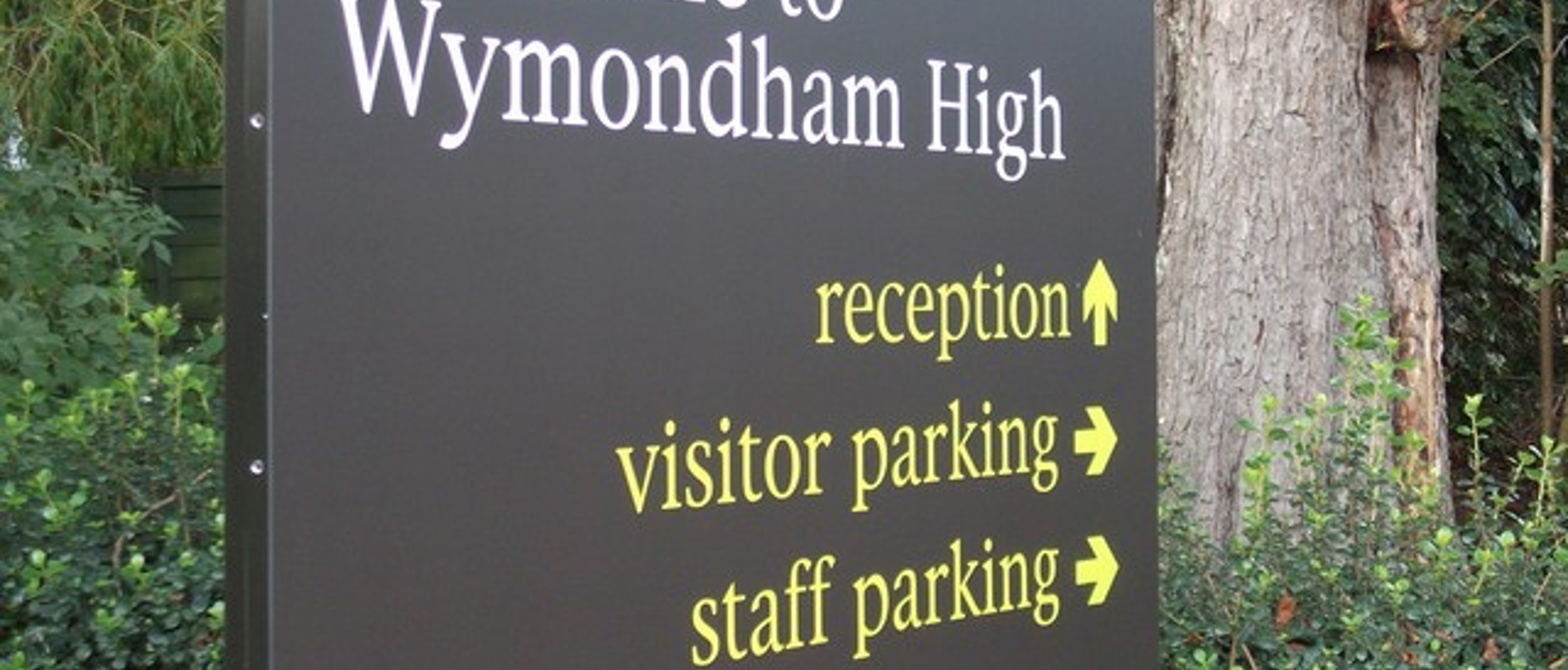 Monitor Sign Post Example Business Directional Post & Panel Signs - Signs Express