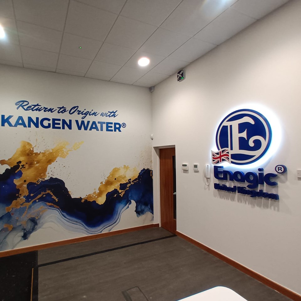 Interior Signage Solution For Enagic Europe By Signs Express Milton Keynes