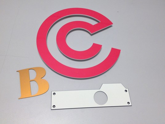 A Selection Of Individually Cut Shapes Available In A Variety Of Materials