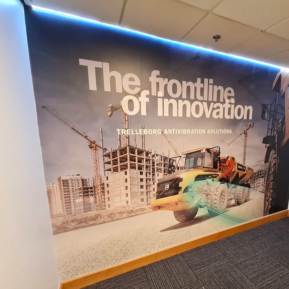 Digitally Printed Wall Graphics Trelleborg Signs Express Leicester