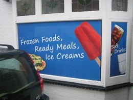 Ice Cream Full Colour Exterior Window Graphics Nottinghasm