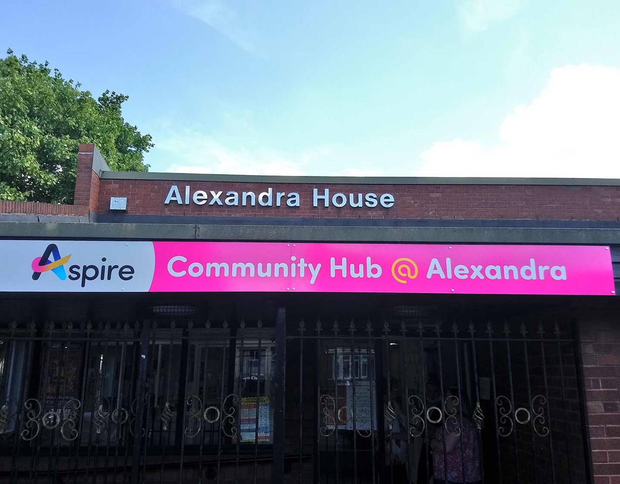 Aspire Homecare - Exterior Sign