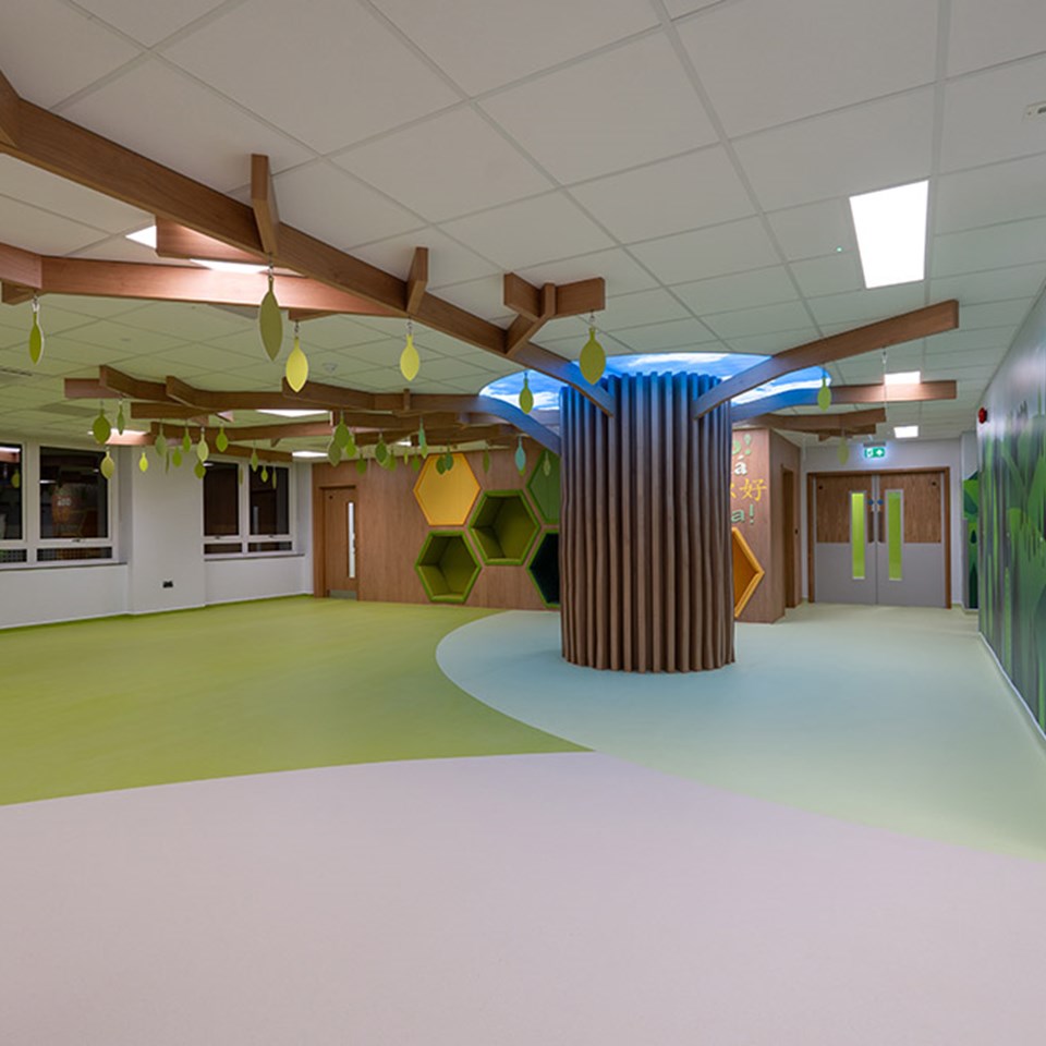 Header Image Wall Graphics Flex Face Crawley Hospital 4