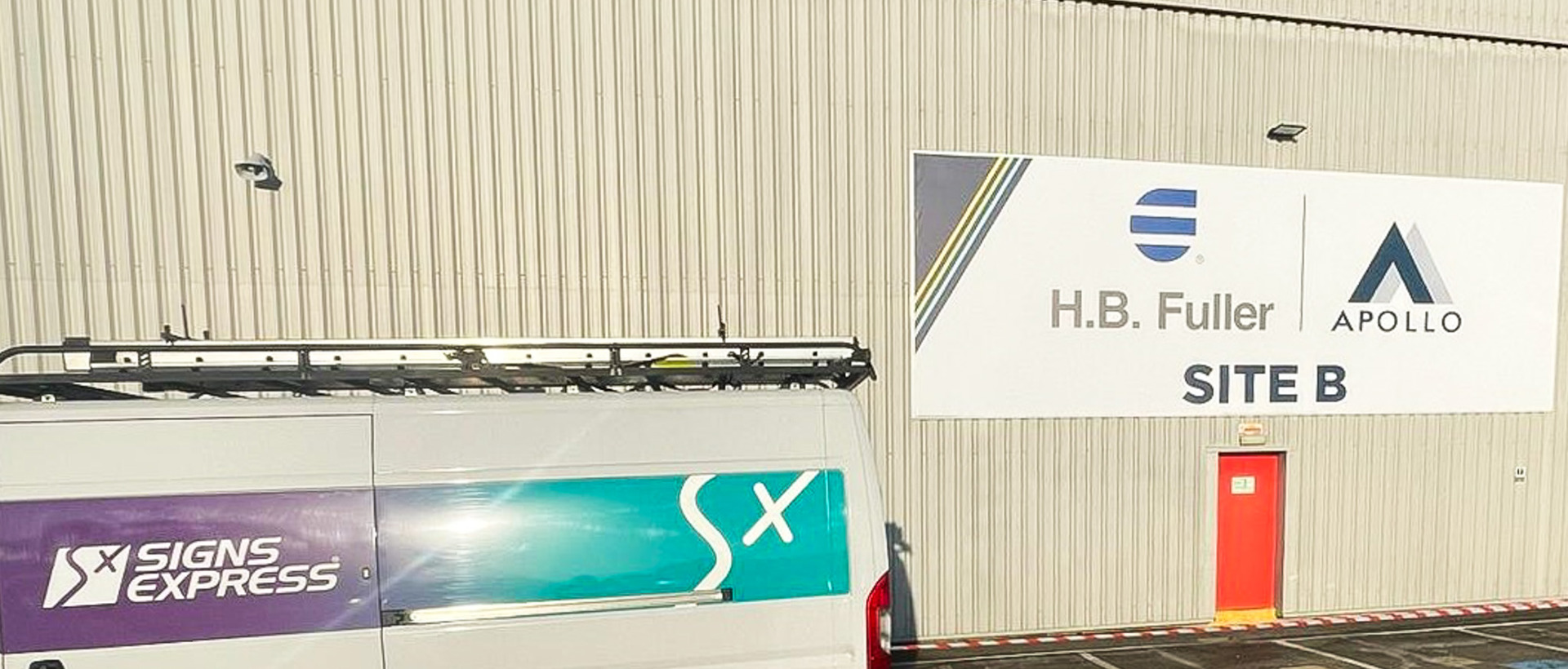 Rebrand using existing signage