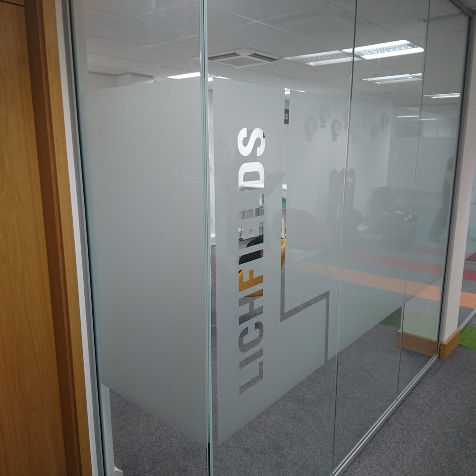 Etched Window Graphics Lichfields