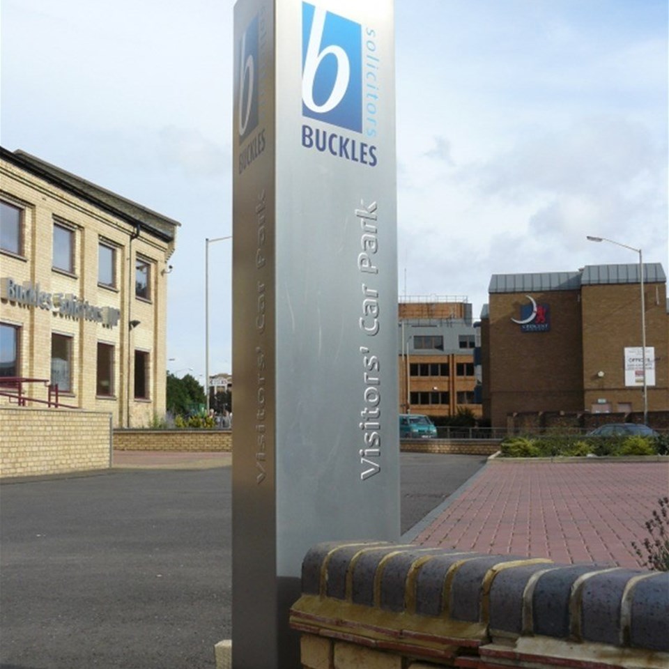 Buckles Solicitors Exterior Wayfinding Peterborough