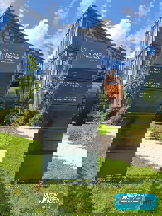 EXTERNAL SIGNAGE FOR NEXUS OFFICE BUILDING