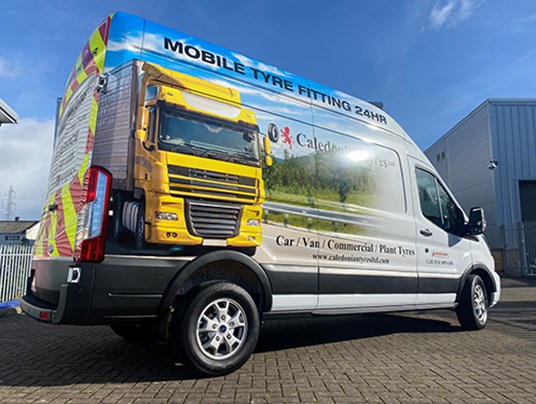 Jumbo2 Vehiclegraphics Fleet Caledoniantyres Sxglasgow