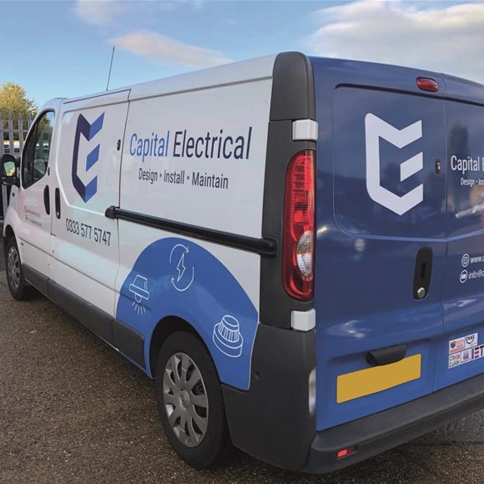 Capital Electrical Chelmsford Vehicle Graphics