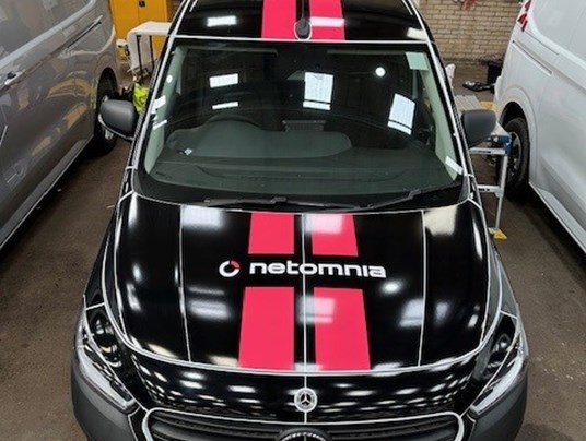 Netomnia - Front Vehicle Graphics
