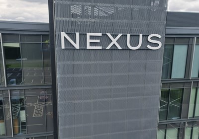High Level Office Complex Signage At Nexus, Harlow Innovation Park