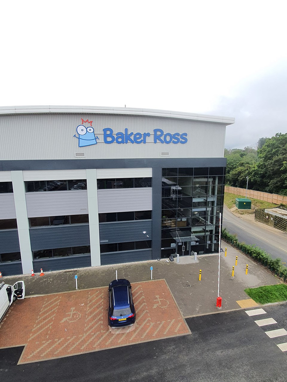 Baker Ross External Warehouse Signage ICON Harlow