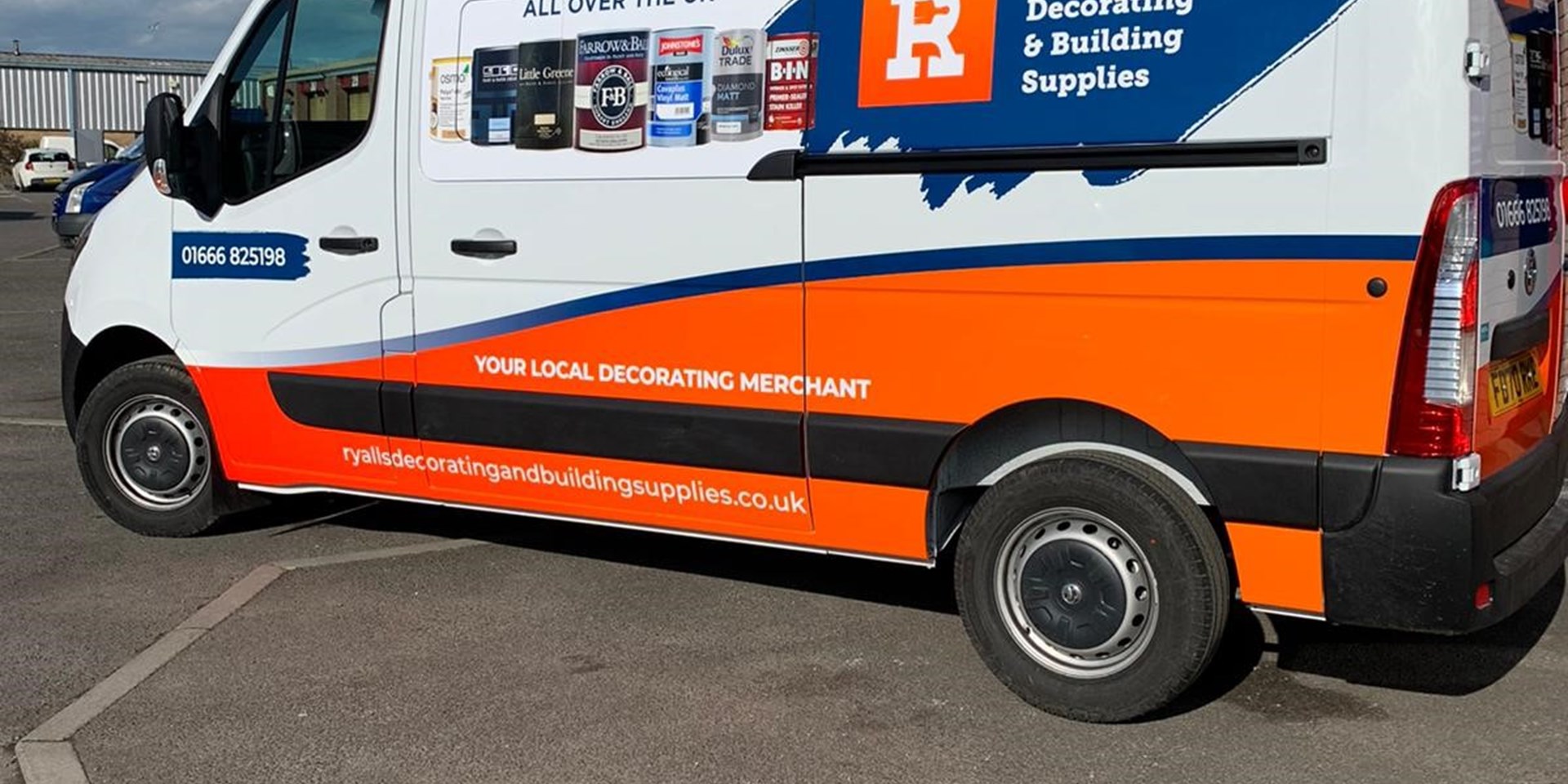 Ryalls Vehicle Graphics Side Profile (Large Van)