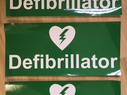 Defibrillator Stickers By Signs Express Leicester