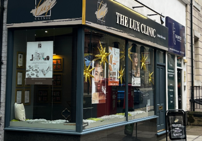 The Lux Clinic Exterior Illuminated Sign (1)