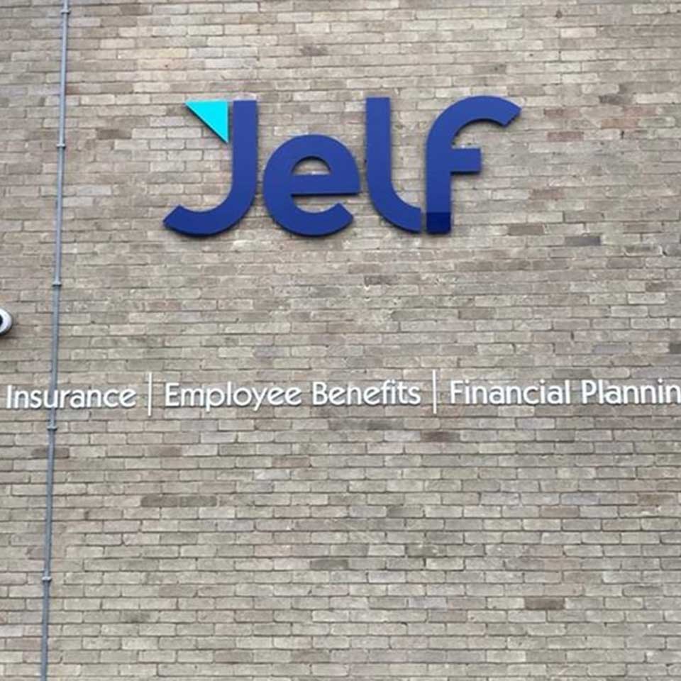 Exterior Office Sign For Jelf In Yate Web