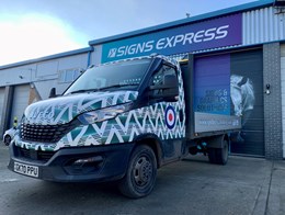 Van Full Wrap Spitfire Scaffolding Signs Express Bedford