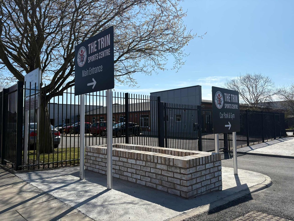 The Trin Sports Centre - Post and Panels