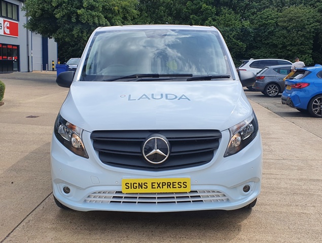 Full van wrap for LAUDA Technology Ltd