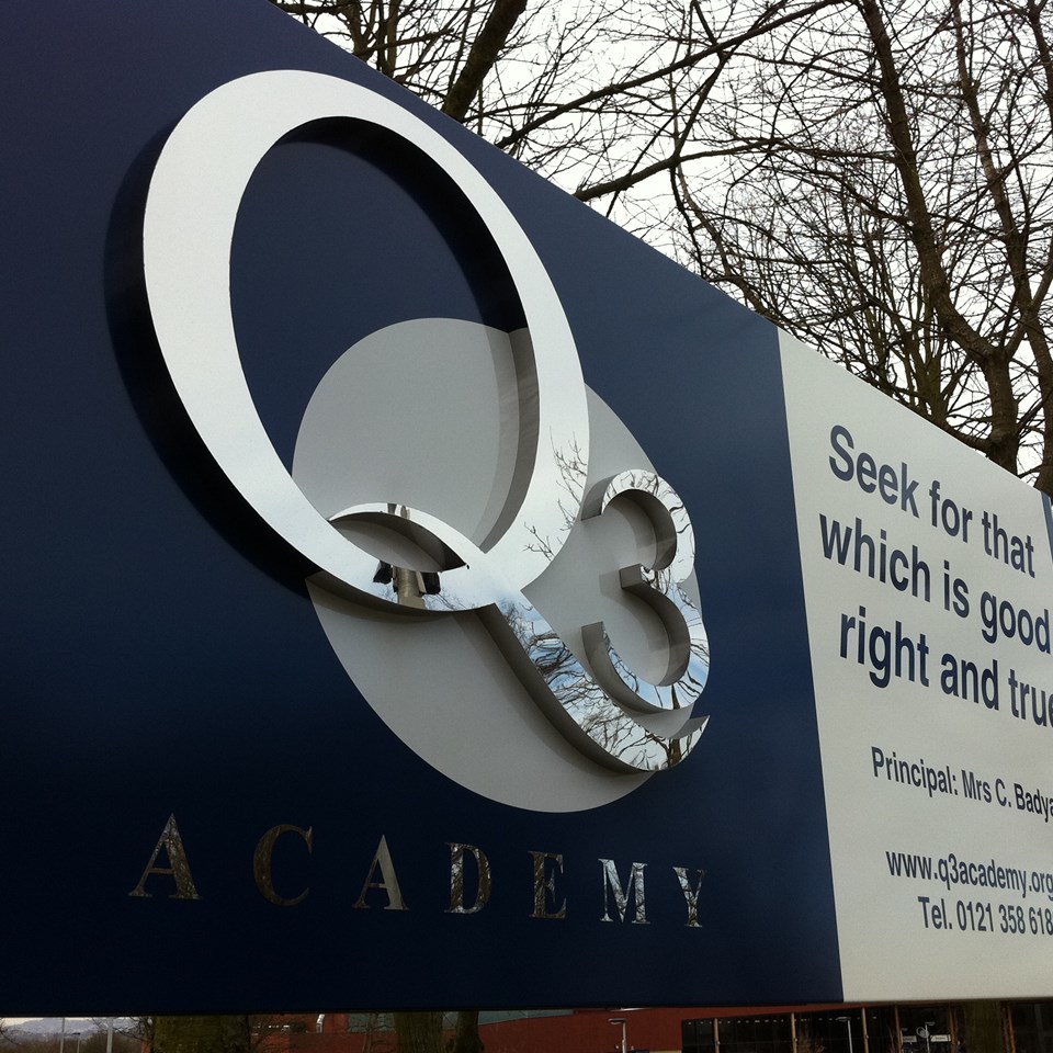 Academy Education & Schools Outdoor Business Signs Post And Panel Signs