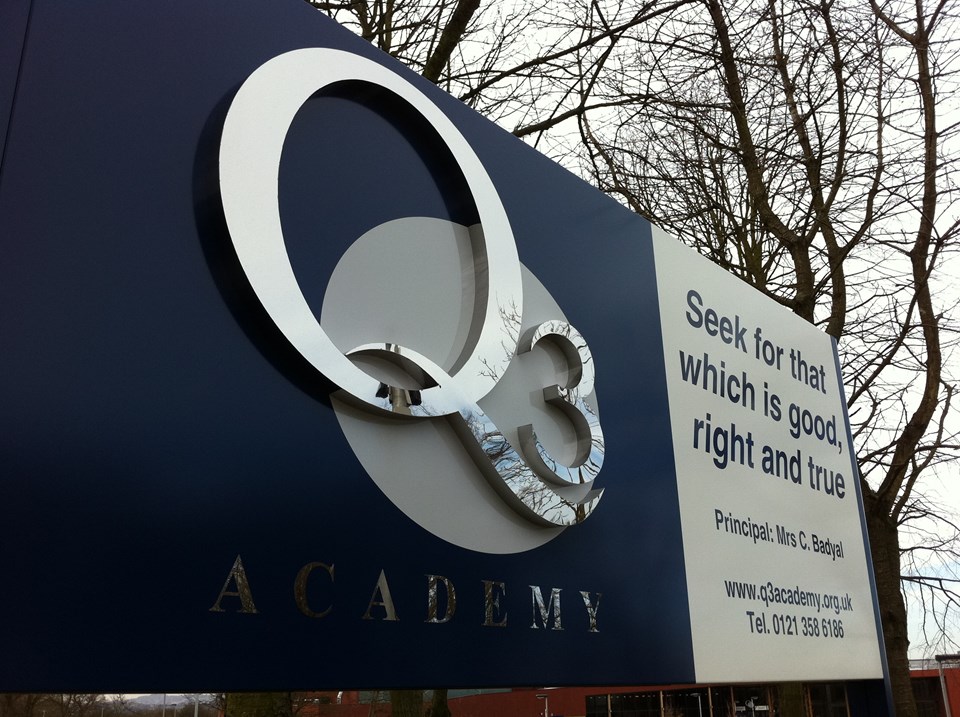 Academy Education & Schools Outdoor Business Signs Post And Panel Signs