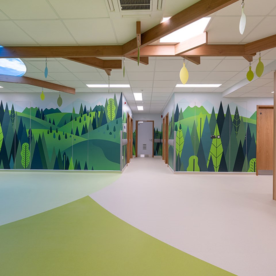 Wall Graphics Crawley Hospital 2