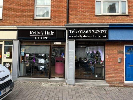 Kelly's Hair Oxford Shop Fascia Rasied Letters Signs Express Oxford