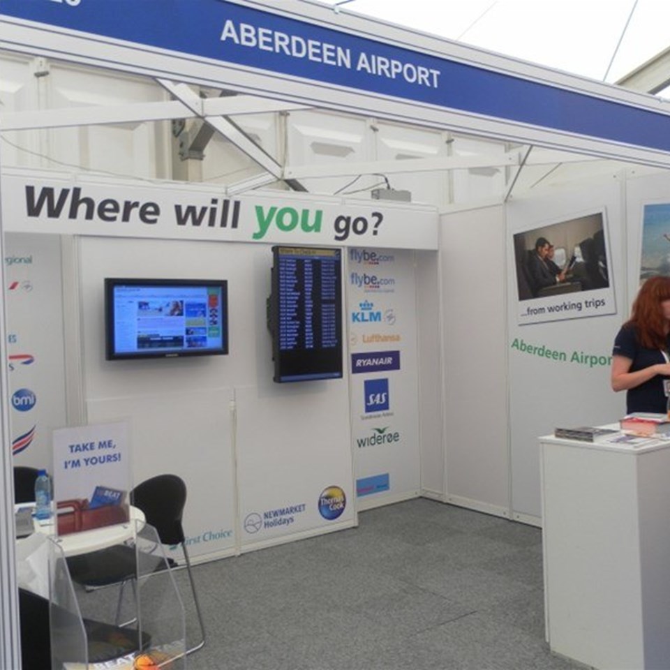 Aberdeen Aberdeen Airport Exhibition Stand Big