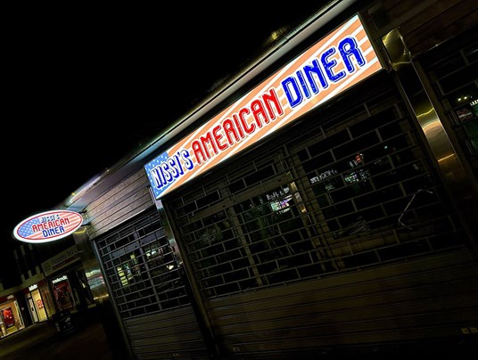 Nissi's American Diner External Signs NEW
