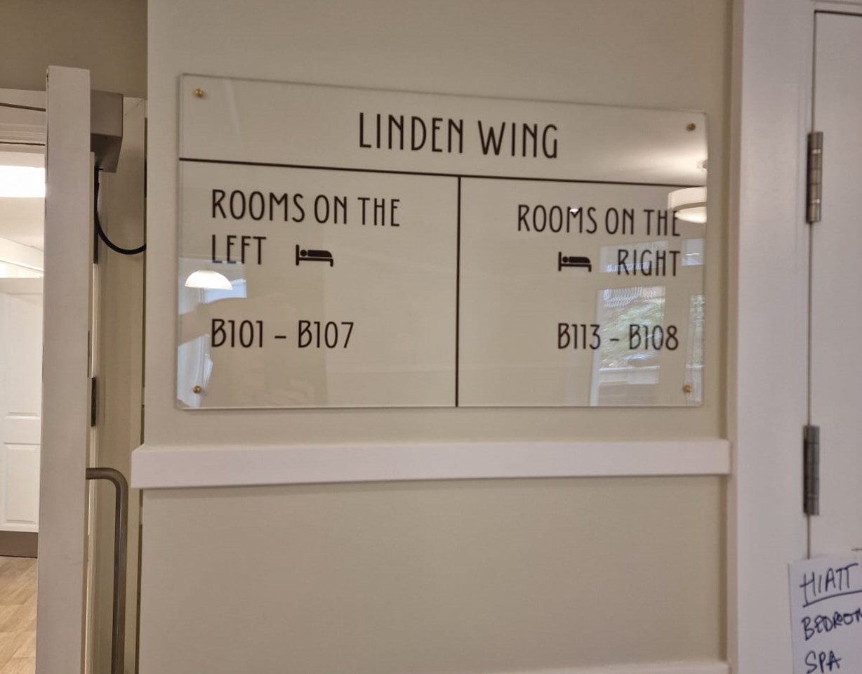 Cedar Care Homes - Wayfinding - Bristol