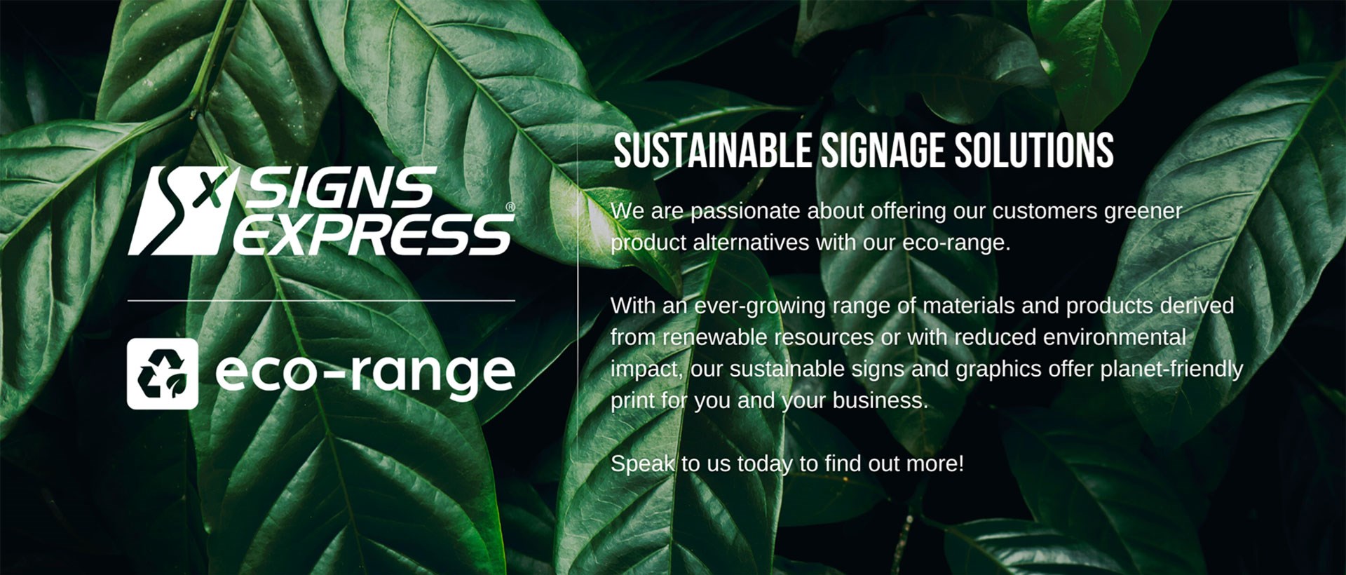 Website Sustainable Signage Solutions New