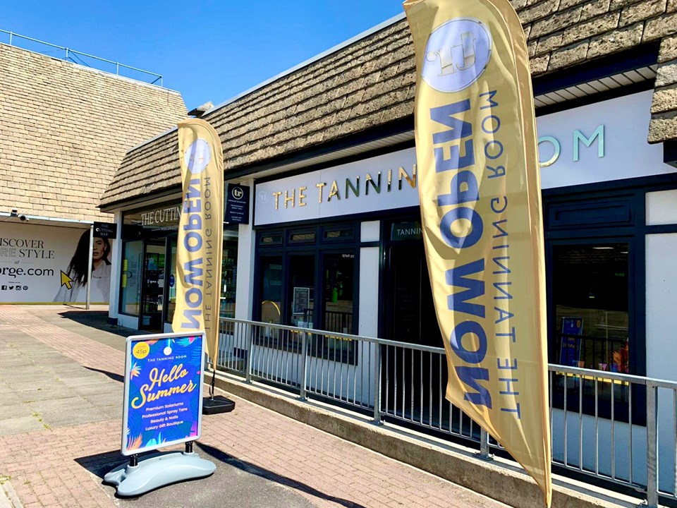 The Tanning Room Swindon Shop Fascia Signs