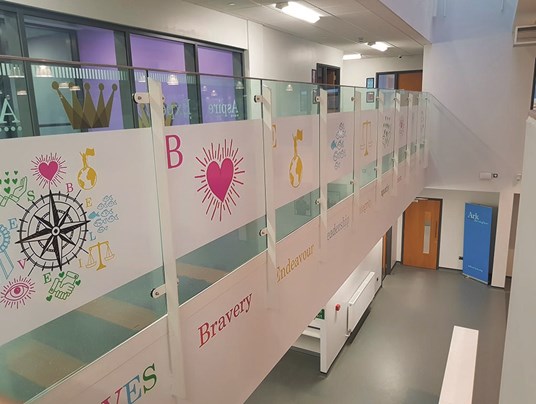 Birmingham School Glass Graphics