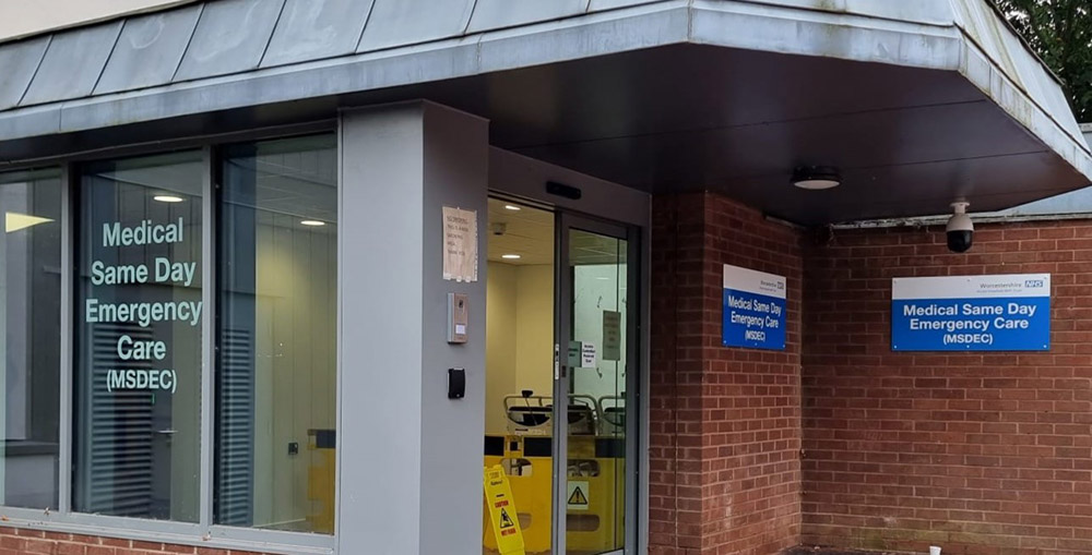 Signage for Worcestershire Royal’s brandnew A&E unit