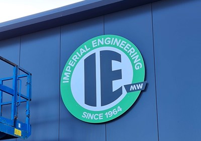3 D Logo Imperial Engineering By Signs Express Harlow