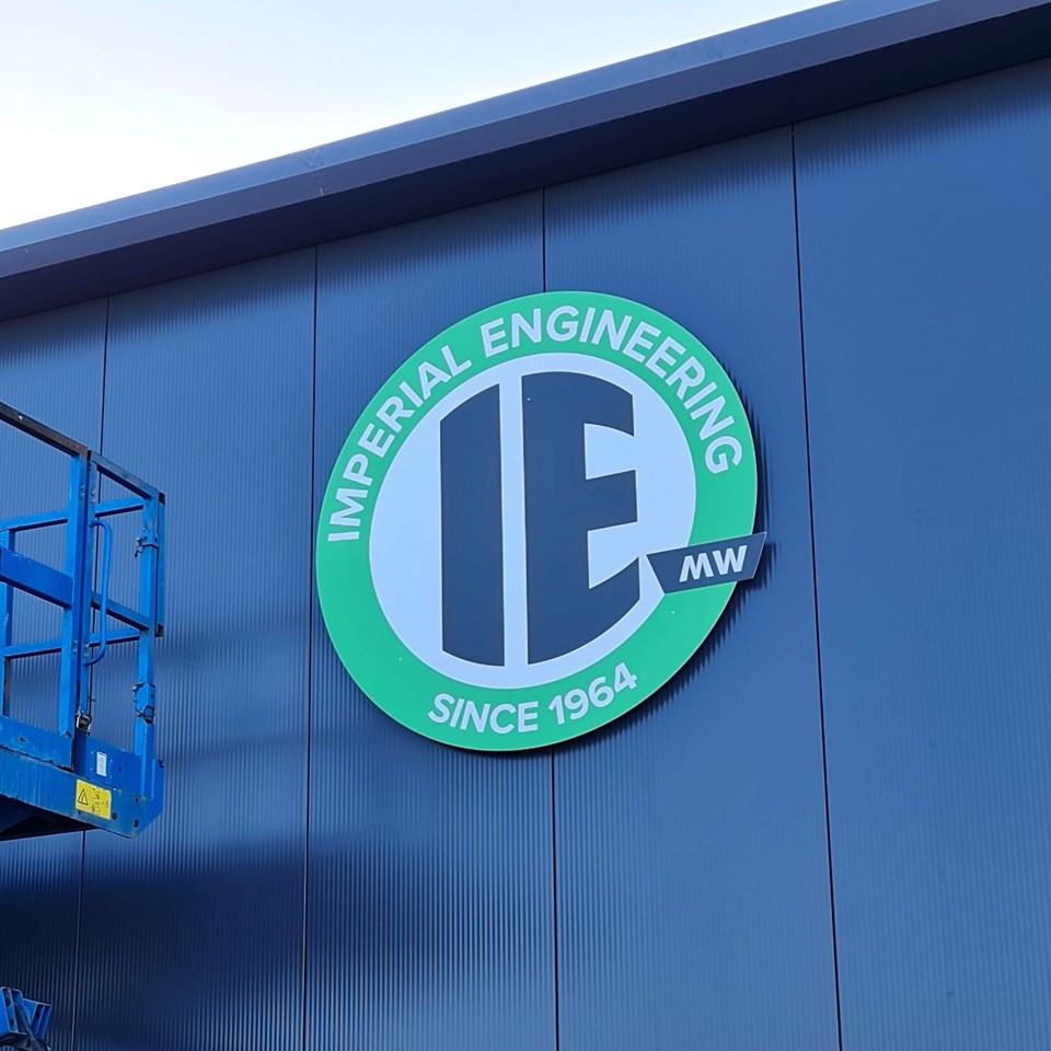 3 D Logo Imperial Engineering By Signs Express Harlow