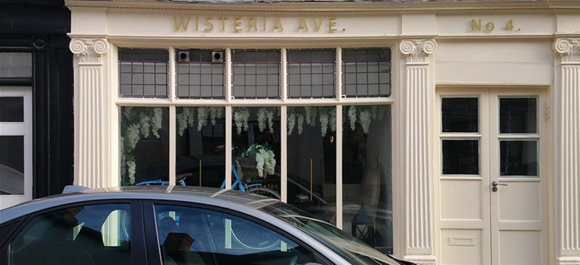 Wisteria Avenue Exterior Shop Signage Oxford