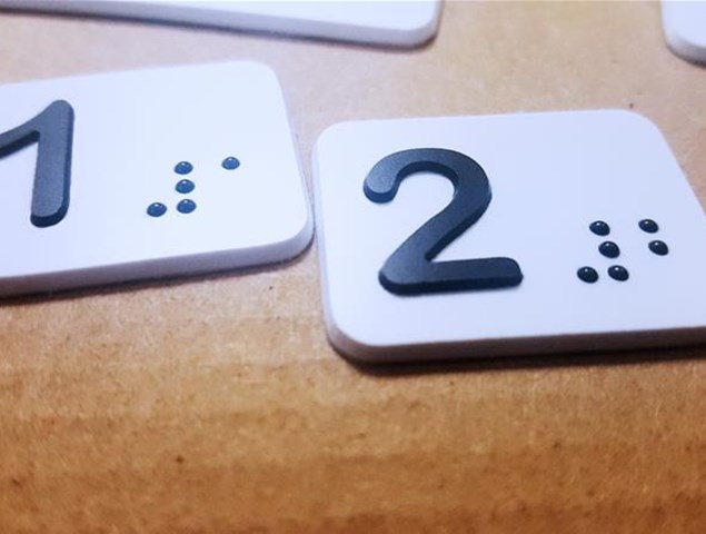 Braille Numbers Peterborough