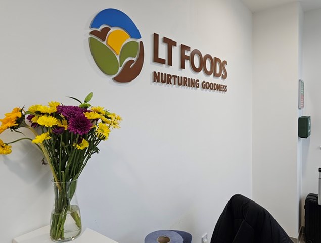 3D Acrylic Logo LT Foods Harlow