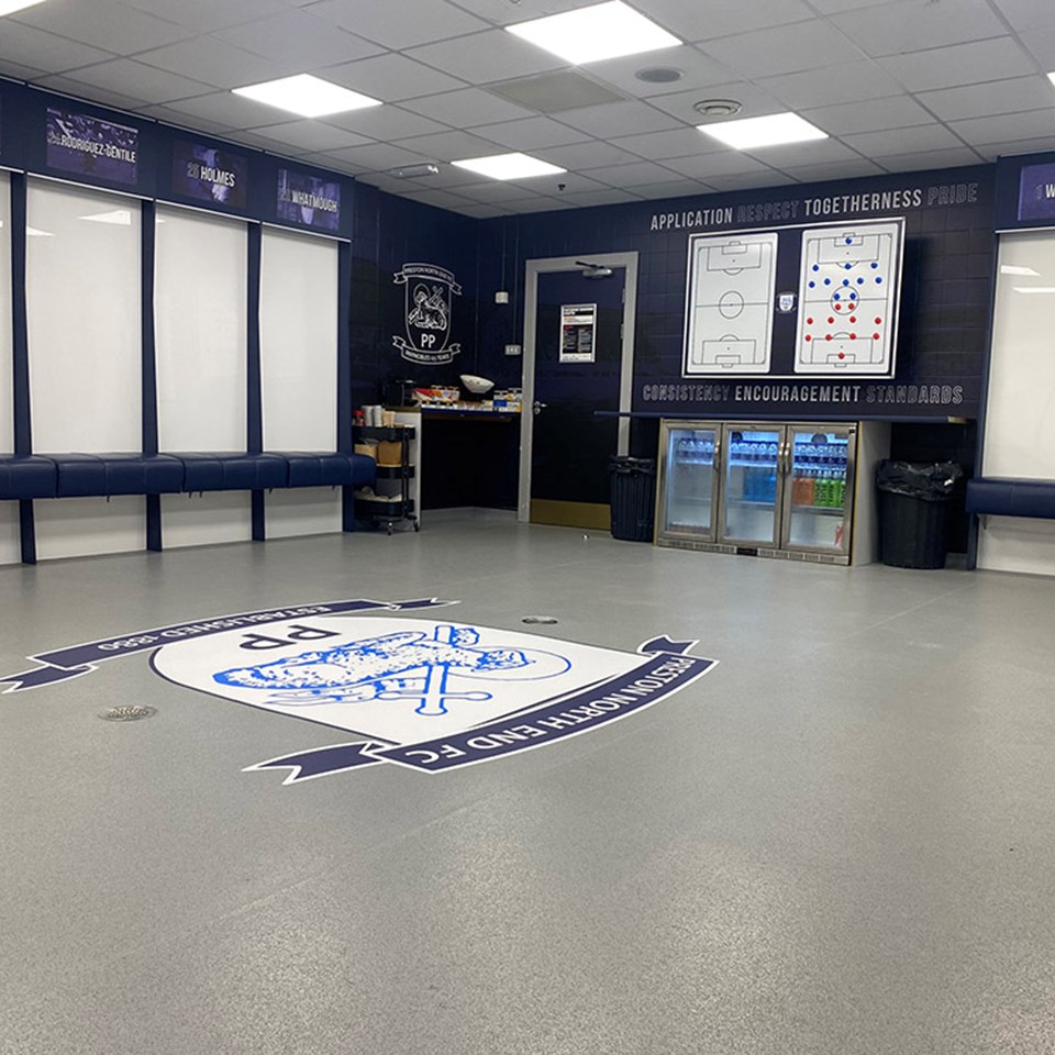 Preston North End Changing Rooms